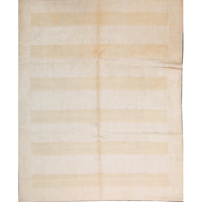 Hand Woven Striped Area Rug