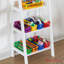 Paniers de rangement en plastique de 12 pièces de Basic Basic pour l'organisation scolaire Articles essentiels pour le bureau Accessoires de bureau Fournitures d'art Crayons Crayons Ciseaux Trombones Parfait pour la salle de classe Bureau à domicile et salle de bricolage