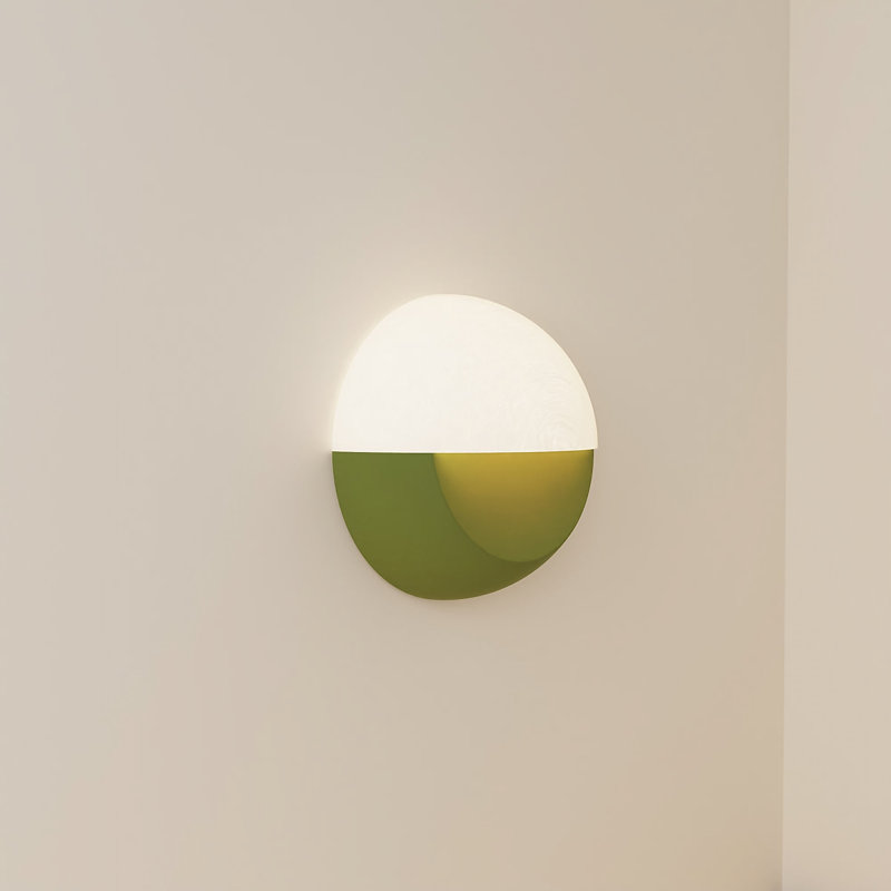 Proton Wall Sconce, Olive