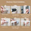 5 Panels Baby Safety Gate Free Standing Pet Gates Foldable Play Yard Dog Playpen-110487514