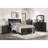 Bedroom Furniture Bun Feet Nightstand With Hidden Drawer Casual Transitional Bed Side Table