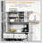 Storage Cabinet, Kitchen Buffet With Hutch