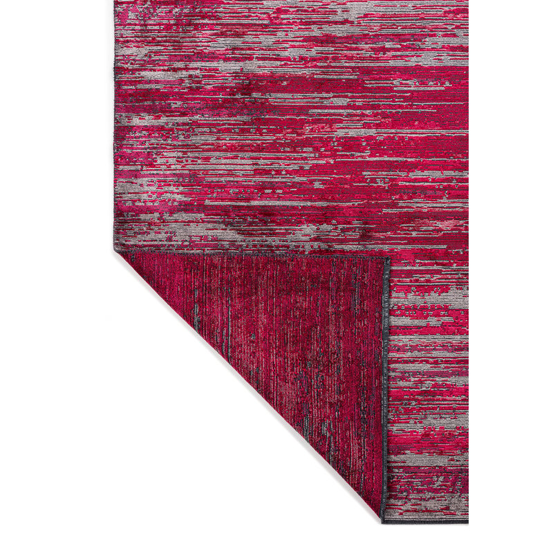 Alonda Abstract Hand Loom Indoor / Outdoor Area Rug, Rectangle 5'3" x 7'6"