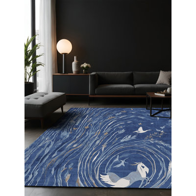 Tapis gris soyeux et moelleux