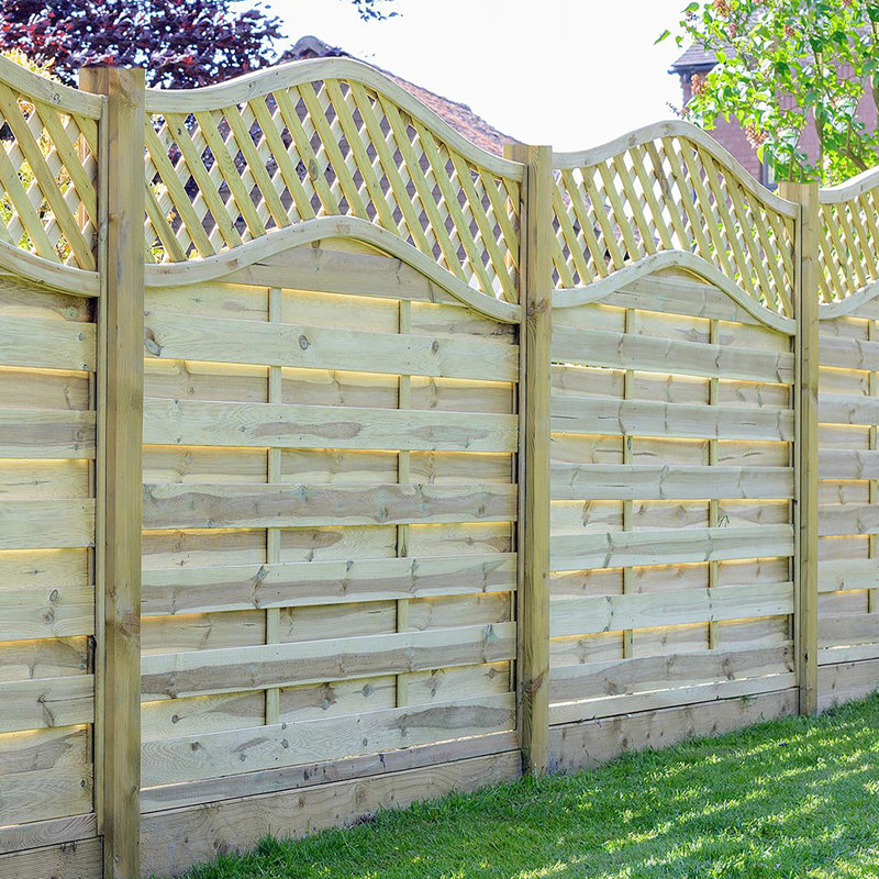 Grange Elite Meloir 1.8 m Fence Panel, 150H x 180W x 4D cm