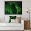 " Dark Green Fern On Black "-67386295-67386297