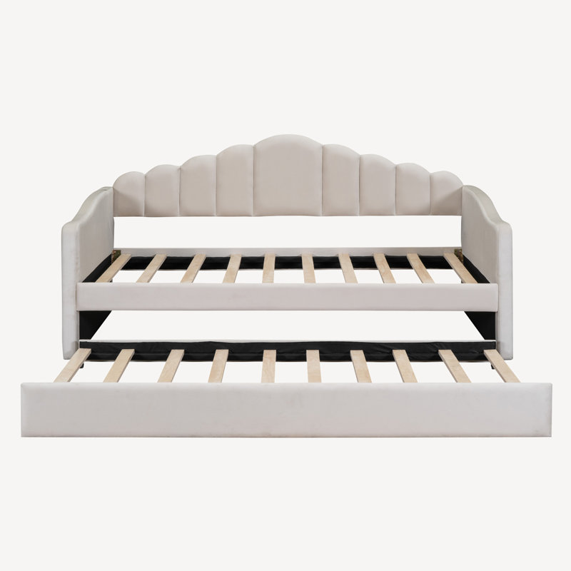 Telma Upholstered Daybed, Beige