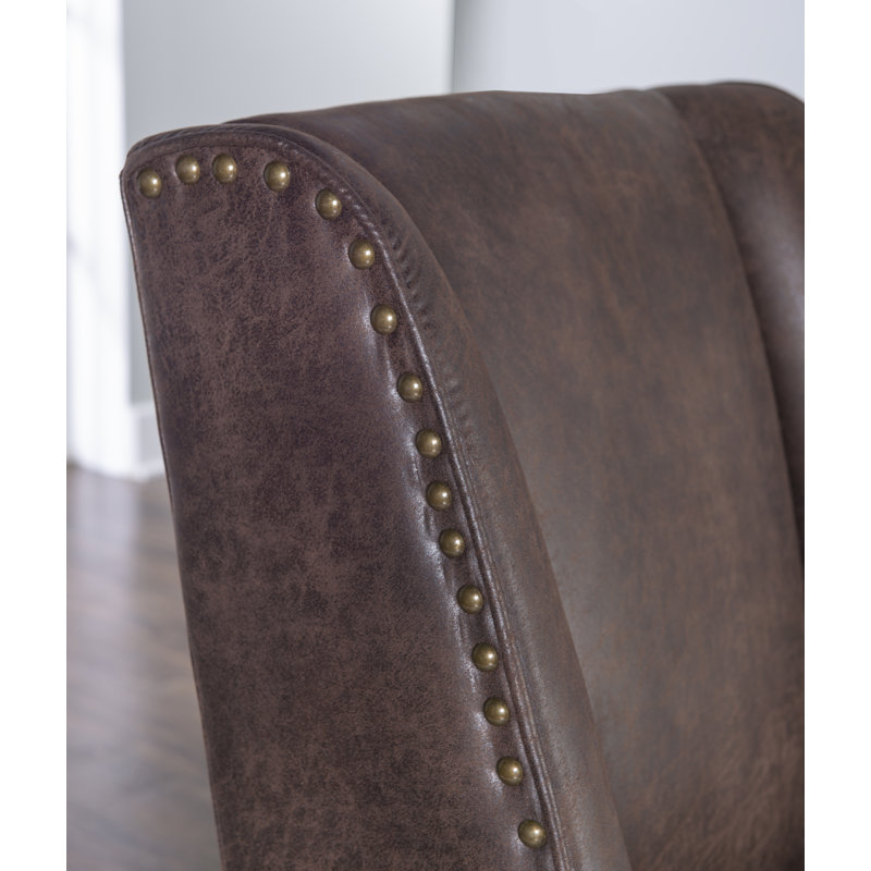 Ardara Adjustable Swivel and Tilt Task Chair with Casters, Brown