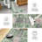 Large Vintage Area Rug 10x13 Non Slip Washable Rug for Living Room Foldable Floral Carpet for Bedroom Nursery Green-758327131-758327107