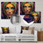 - Décoration murale en métal femme arabe-87827933