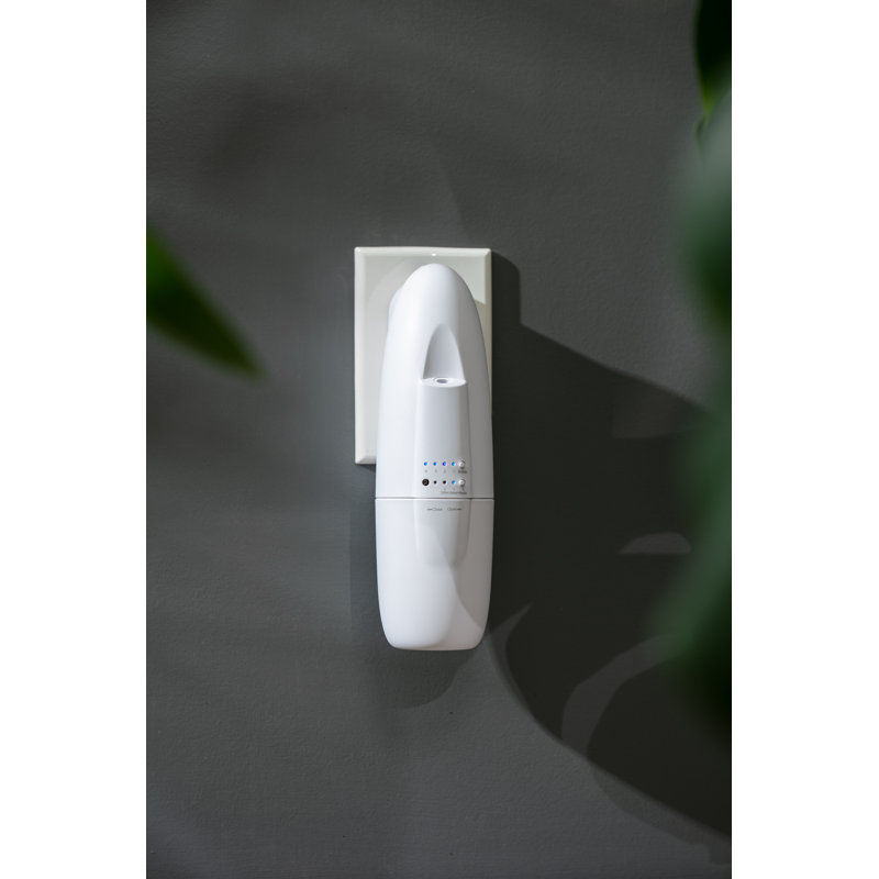 Plugin Waterless Essential Oil Diffuser for Home, Office, Spa - Quiet Aroma Diffuser, Bluetooth App Control, Covers Up to 500 Sq. FT