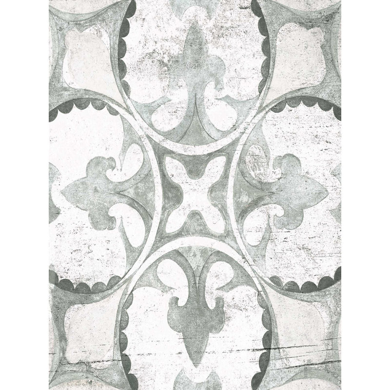 Médaillon texturé 3 - Impression sur toile tendue, H 16 po x l 12 po