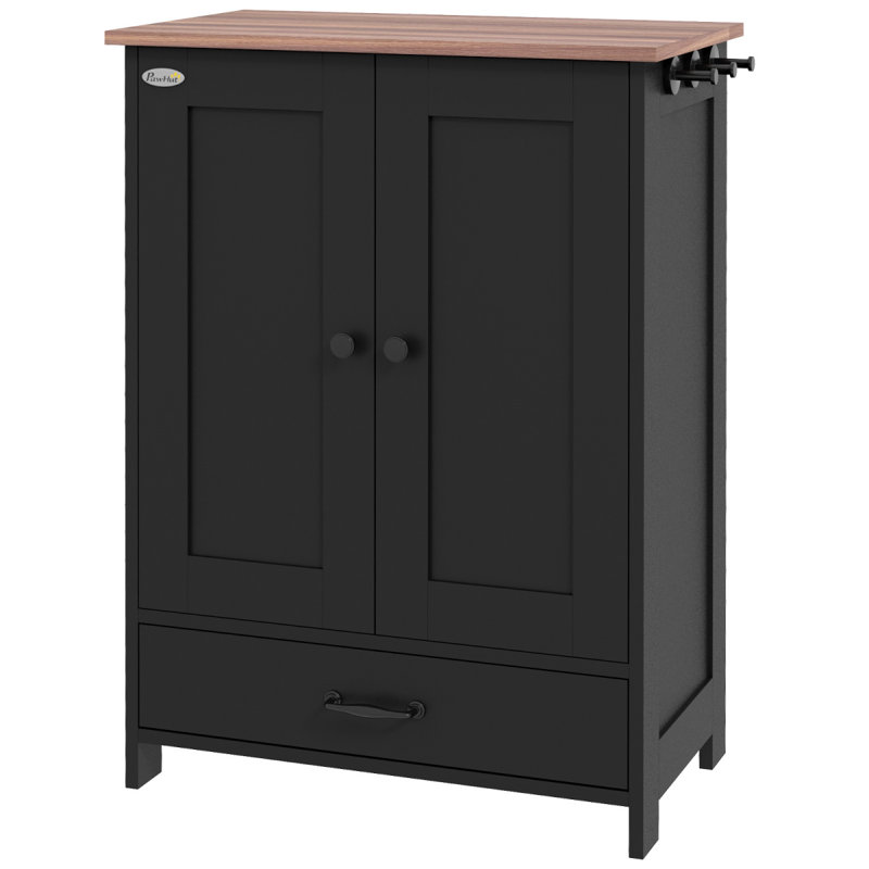 Armoire pour animaux, armoire de rangement, armoire noire