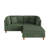 Seemab 80.4" W Corduroy 3-Piece Upholstered Modular Sectional-293493859