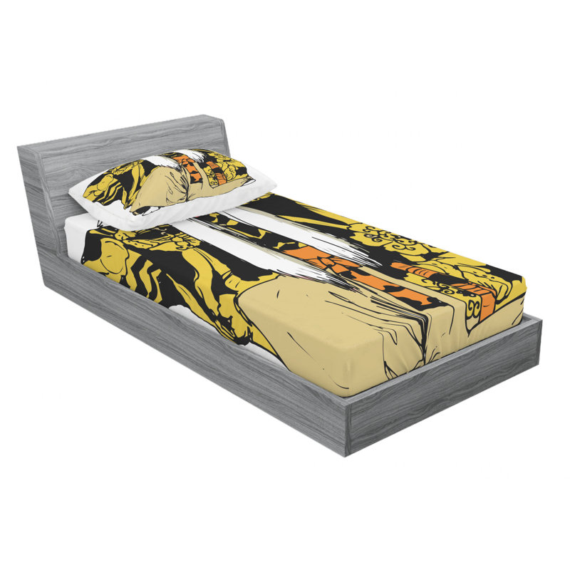 Ensemble de draps Japon, Ensemble de draps pour lit simple TG avec drap-hou