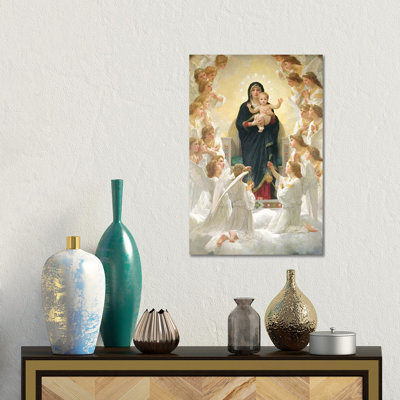 La Vierge avec les anges, 1900 - Giclée sur toile tendue avec châssis