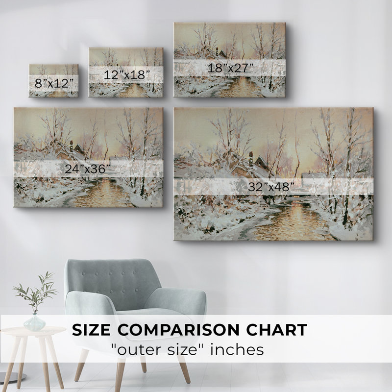 Paysages rétro-CM XXXII -Galerie enveloppée Cavas, 12 x 18
