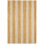 Silas Stripe Gold Hand Micro Hooked Wool Rug