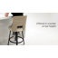 Tabouret de bar et de comptoir pivotant avec dossier Seagrass Arshavir-198901422-198901420