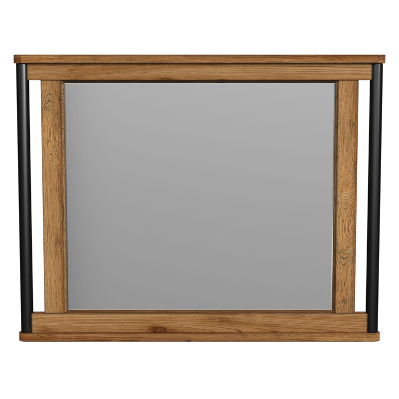 Miroir rectangulaire en hévéa Magee