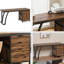 Bureau extensif, bureau d'ordinateur, bureau d'écriture élégant