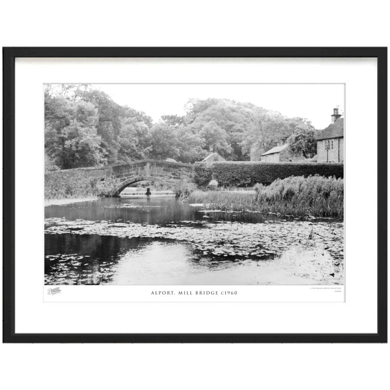 Alport, Mill Bridge C1960 - Single Picture Frame Print, 28cm H x 36cm W x 2.3cm D