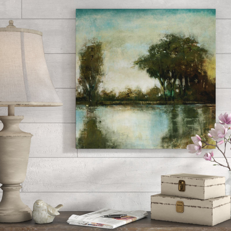«Serene Reflection II» par Jason Jarava - impression, H 47 po x l 47 po x P 1,5 po, Extérieur