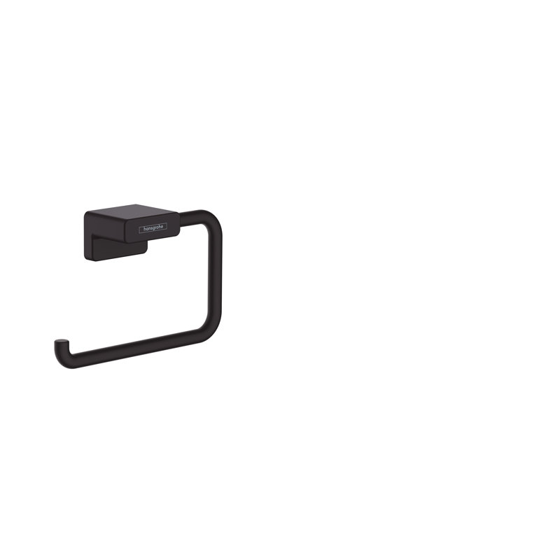 Porte-rouleau sans couvercle Hansgrohe AddStoris, Noir mat