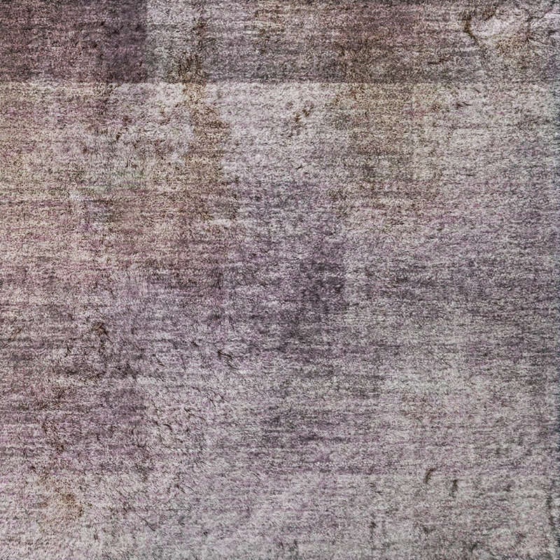Premium Machine Washable Dream Shag ADS568 Casual Rug, 5' x 7'6", Purple