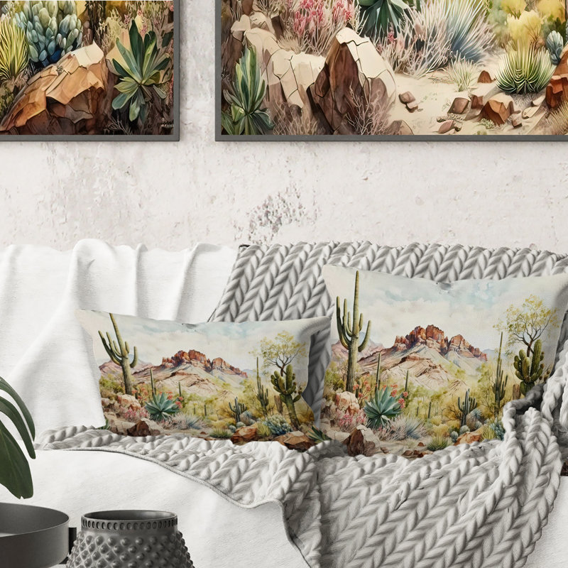 Coussin Arizona Desert III - Western