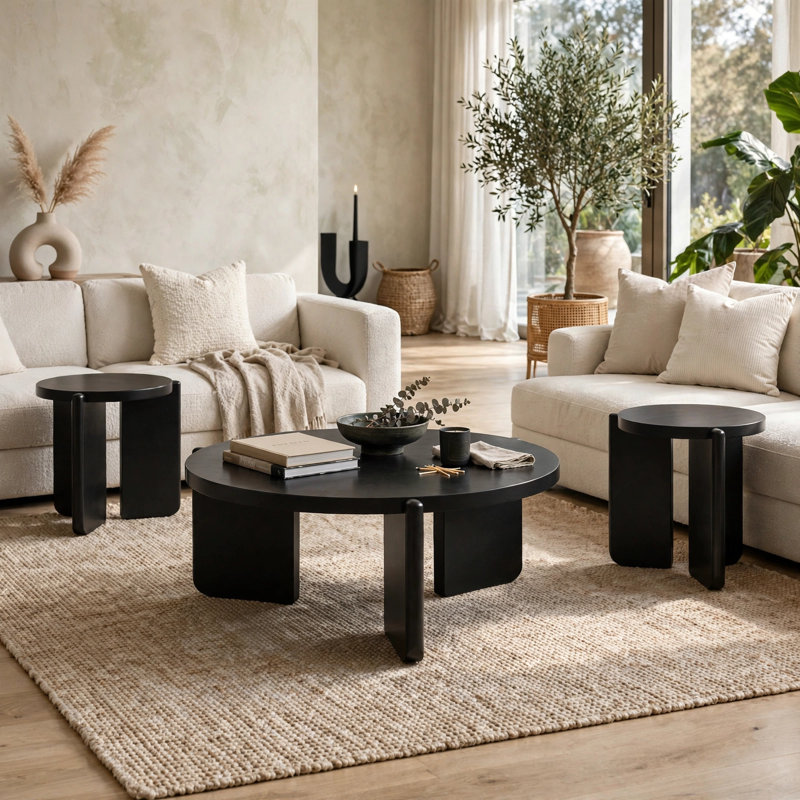 Kiya 3 - Piece Living Room Table Set