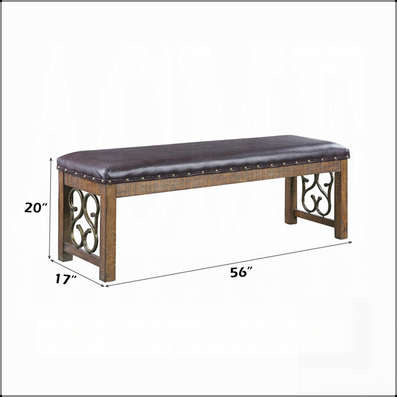 Banc en cuir synthétique Classic Classic