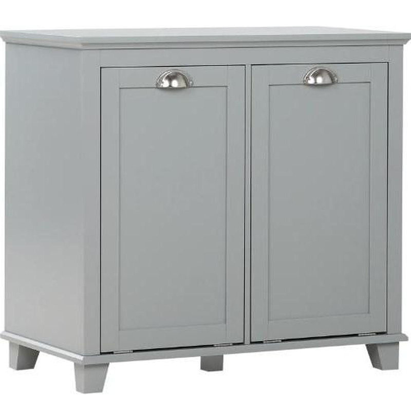 Armoire de rangement pour salle de bain, armoire à linge double inclinable, armoire de plancher pour salle de bain