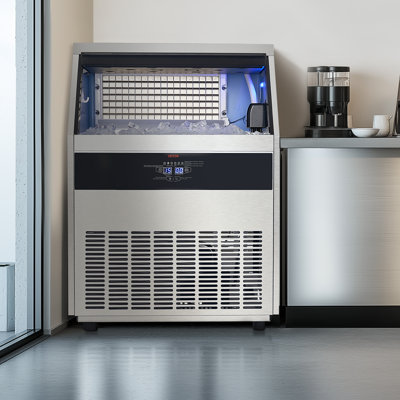 Machine à glaçons commerciale autoportante 360lbs / 24H 160 cubes de glace