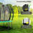 Sapphome Round Backyard Trampoline with Safety Enclosure-92871514