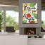 Toile épique Graffiti «Pasta Italiana 5» par Farida Zaman, 40 po x 54 po-117540091