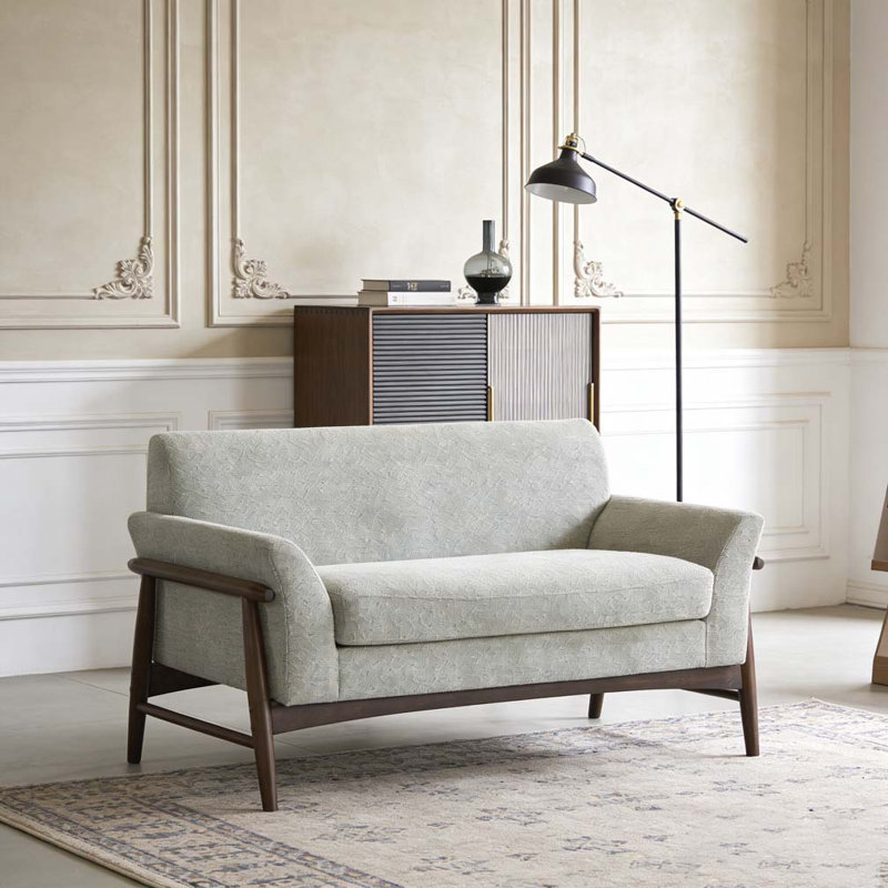 Causeuse Boucle, Vert clair