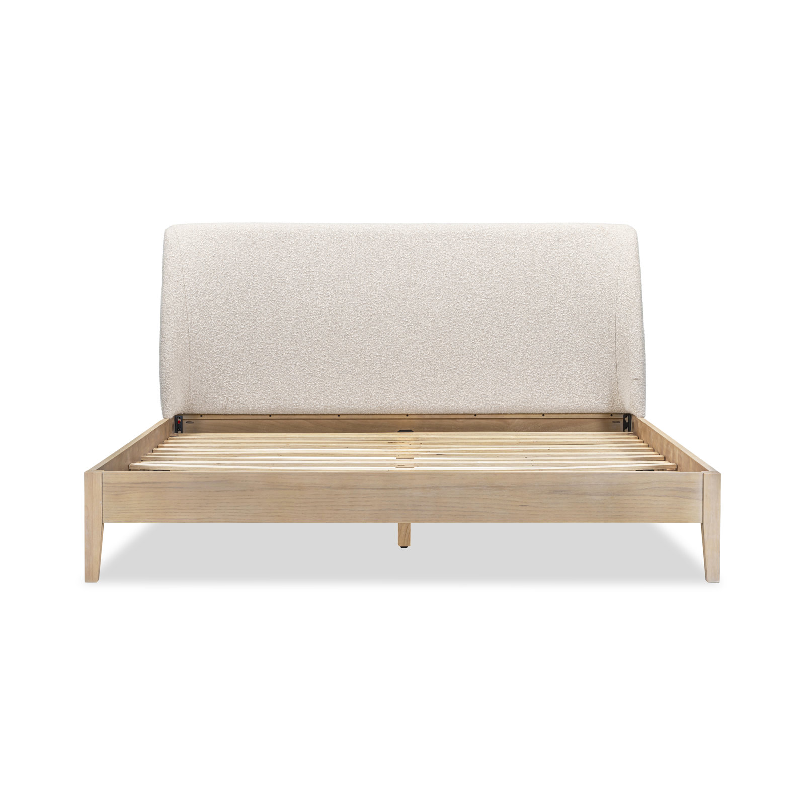 Cloey Upholstered Bed, Ivory, King