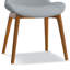 Chaise de salle à manger rembourrée en tissu de style moderne Mid-Century Loretta-707273737