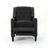 Classic Dark Grey Fabric Push Back Chair-125915705