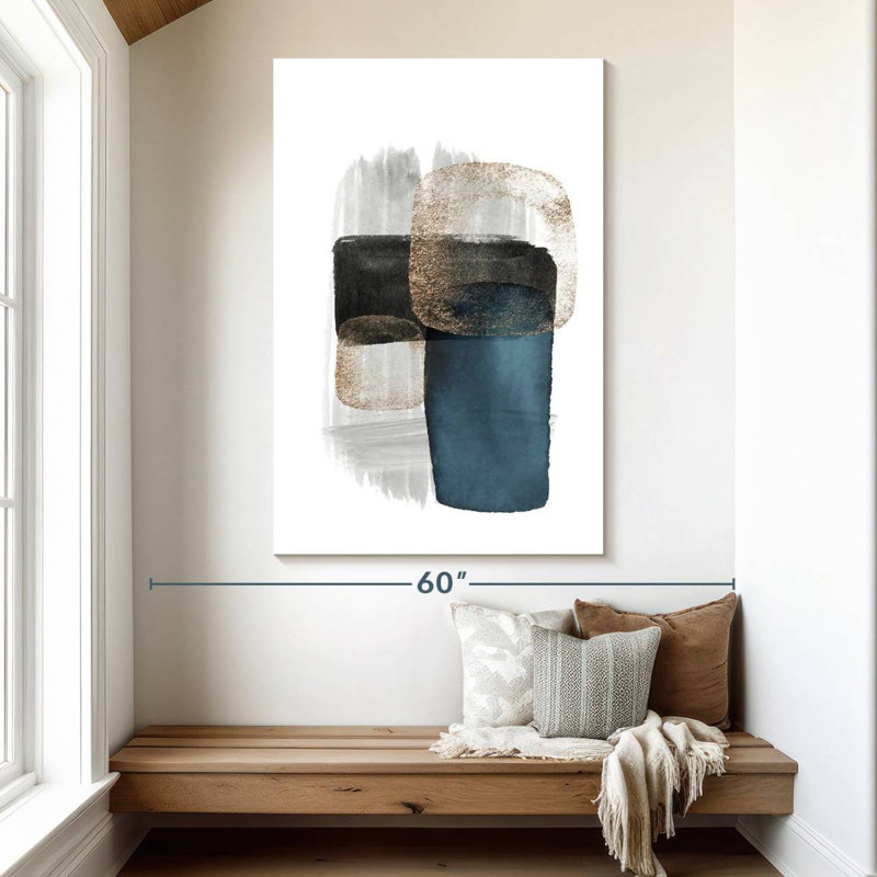 Avery Night Blue III, 51" H x 34" W