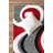 Glory RugsModernAreaRugRed&GraySwirls,Contemporary forBedroom,LivingRoom,Dining-882069483