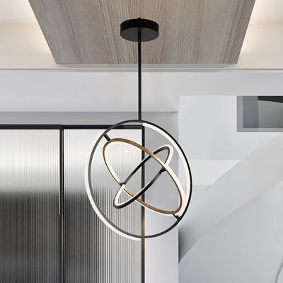 Trilogy 1 - Light Black LED Single Pendant