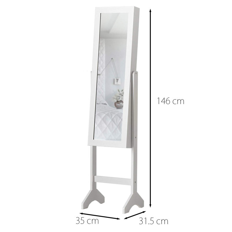 Antonesha Wall Jewelry Armoire