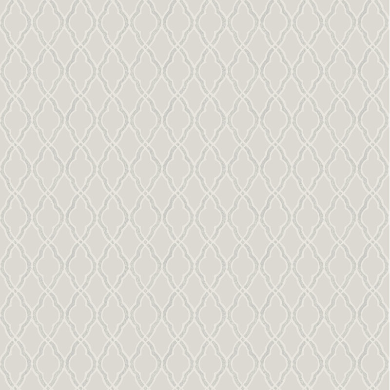 Pemberville 306.32m x 53cm Matte Wallpaper Roll, Grey