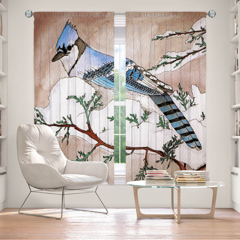 Paire de rideaux occultant en polyester Adalya, L 40 po x L 82 po