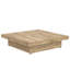 Table basse carrée en placage