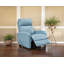 Fauteuil inclinable et pivotant en cuir bleu Premium de qualité supérieure - Rotation à 360 ° - Inclinaison à 155 ° - Structure en bois massif?