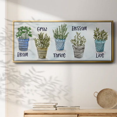 Inspirations en pot - Toile encadrée