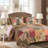 Greenland Home Fashions Antique Chic Multicolor  3-Piece King Size Quilt Set, 105x95 Inch-2143412443